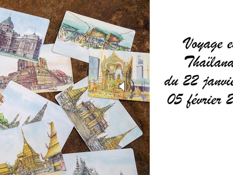 Voyage en Thaïlande du 22 janvier au 5 février&nbsp;2025